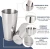 Import Set: Two-Piece Pro  Shaker Set Weighted Martini Drink Shaker Stainless Steel 304 Premium Cocktail Shaker from China