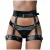 Import Sexy Hot Transparent Plus Size Black Leather Body Harness Slave Bondage Male And Female Lingerie Suit from China