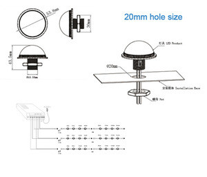 Buy Shenzhen Puck Rgb Lamp Pixel Led Bulb 60mm 35mm 45mm 9leds Led ...