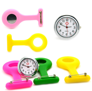 Silicon Rubber Nurse Watch Silicone Pocket Watch Customized Logo Promotional Gifts Nurse table Watch