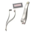 Silvery natural eyelash extensions heated eyelash curler
