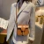 Import Simple Design Luxury Adjustable Strap Small Women Designer Pu Leather Hound Tooth Saddle Bags from China