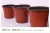 Simple thickened two-color pot disposable plastic flower nursery pot large nutrition bowl cultivation pot succulent planting