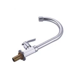 Single ABS handle cold water deck installation zinc faucet sanitary bathroom kitchen sink toilet wash basin