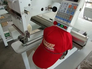 Single head cap and t-shirt embroidery machine