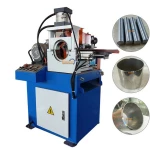 Single Head High Speed Metal Pipe / Tube / Rod / Rebar / Bar Deburring Machine
