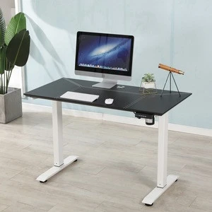 Single Motor Electric Standing Height Adjustable Student Desk And School Chairs And Tables With 10 Years Guarantee