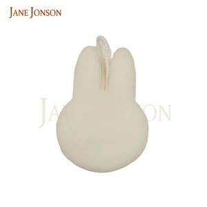 Single rabbit shaped bath sponge