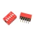 Import Slide Type Switch Module 2 3 4 5 6 7 8 9 10 12 Bit 2.54mm Position Way DIP Red Pitch Toggle Switch Red Snap Switch from China