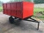 Import small agriculture tractor 2 wheel farm dump tipping trailer from China