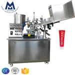 Small automatic nail gel shoe polish cream tube filling sealing machine