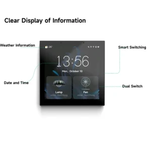 Smart Home iot Control Switch panel for hotel home decor luxury, 100+ device control home assistant gateway L9