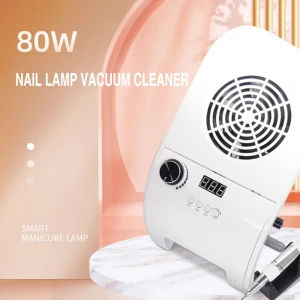 Smart Sensor LED Nail Lamp 80W High Speed Electric Nail Drill Machine Aspiratore Unghie Dryer Lampe UV Ongle Nail Dust Collector