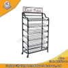 Snack food retail store donut display stand and racks