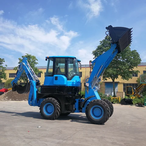 SOAO NEW CE Epa Engine Diesel 08 12 mini  big retroescavadora wheel loader backhoe with high quality