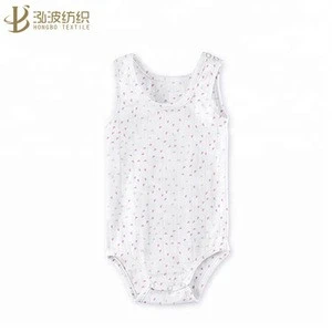 Soft Breathable Cotton Spandex Muslin Baby Romper