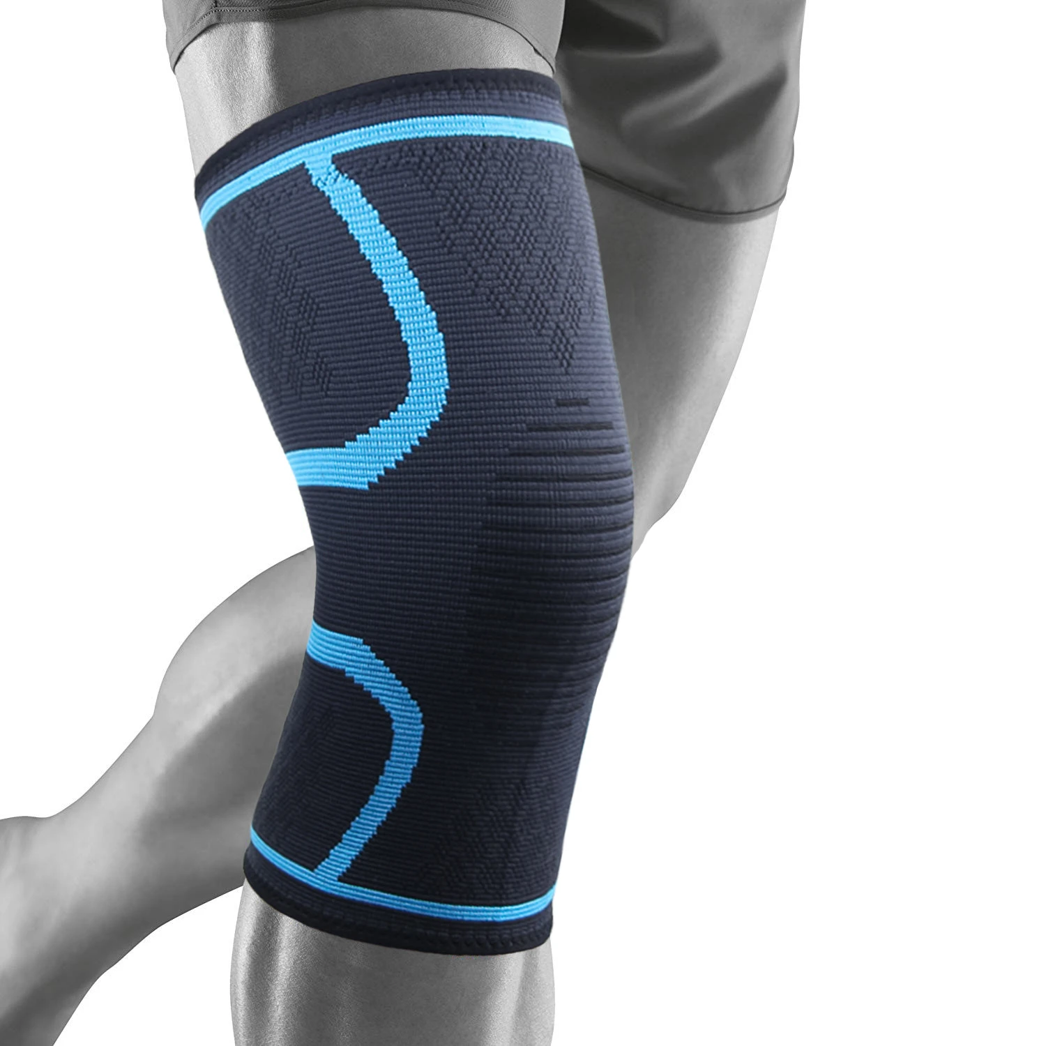 Soft Breathable Kneecap Knee Guard Brace Adjustable Non-Slip Compression Sleeve