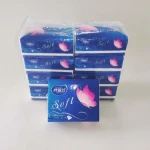 Soft pack facial tissue , Pocket tissue , Facial tissue paper Facial tissue