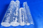 solid bubble rod acrylic , clear acrylic bubbles, clear plastic bubbles