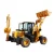 Import Special Design Backhoe Loader With Both Front and Rear Telescopic Boom and Digger with CE from China