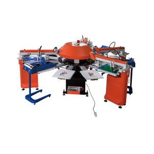 SPG big print size Automatic Multi-functional silk t-shirt printer screen printing press