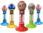 Spiral Gumball Capsules Vending Machine with Capsule toys or Bouncy ball