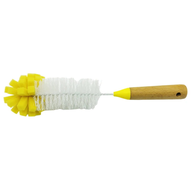 Spongy brush head + hard cleaning cup brush soft special water absorption stain removal soft brush