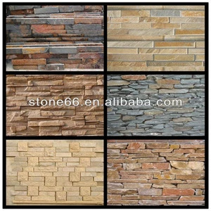 stacked ledge culture stone /slate price per square meter