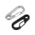Import Stainless Release Keychain Keyring Carabiner Clip D-Ring Spring Hook from China