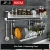 Stainless Shelf Aluminum Spice Rack with hook Seasoning Organizer Knife storage utensil Wall Mounted kitchen hanging holder
