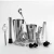 Import stainless steel 304 cocktail shaker bar tools sets -13pcs Amazon hot selling bar shaker from China