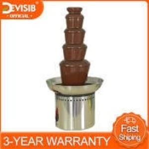 stainless steel chocolate fountain commercial and home used waterfall fountain