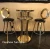 Import stainless steel gold round bar table for party and wedding from China