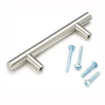 Stainless Steel Hardware Bedroom Kitchen Furniture Modern Cabinet Door Drawer T bar Pull Handles