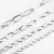 Import Stainless Steel silver color 3.5mm/4.5mm/6mm Rolo link Chain necklace for fashion jewelry Oval chain from China