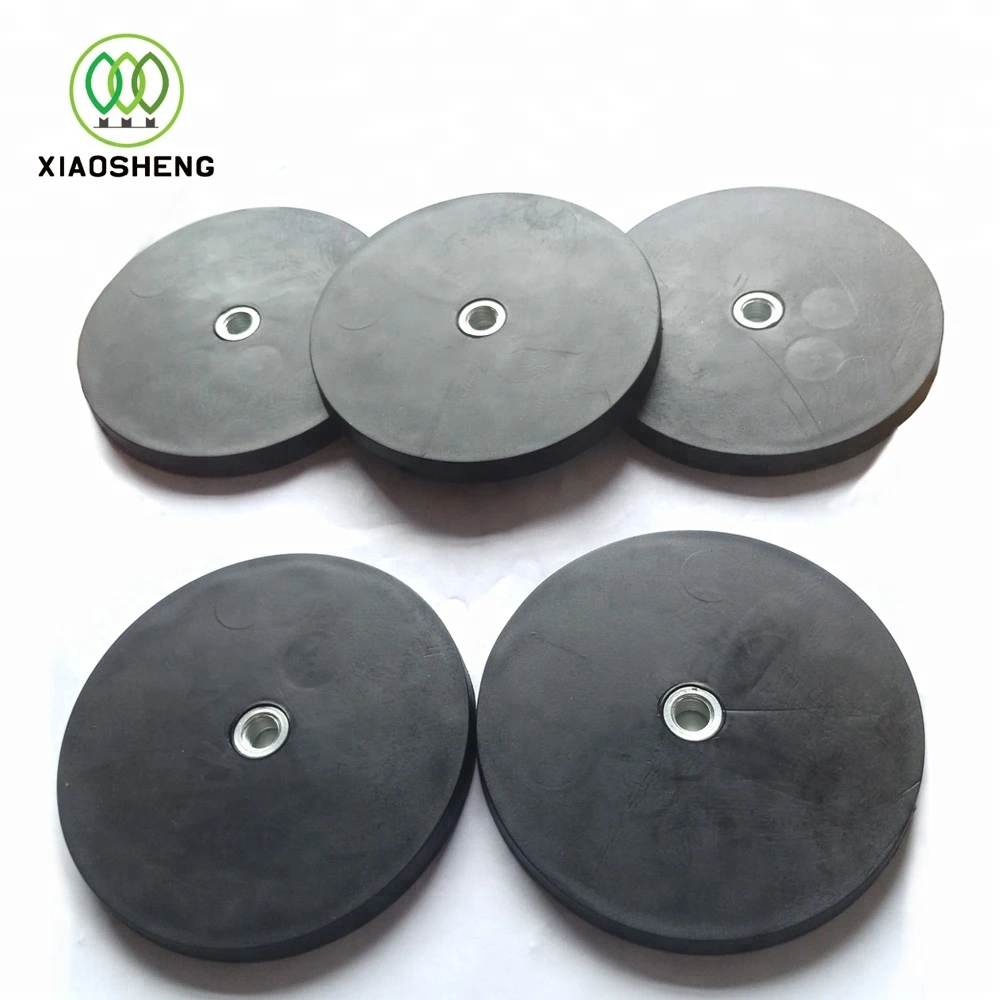 Strong Rubber Coated Magnets Rubber Pot Magnets