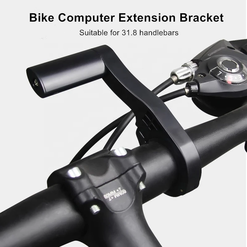 Sunding Bike Computer Handlebar Mount Holder Bicycle Speedometer Support Bracket Extender Extension Cycling Odometer Stand 31.8m