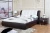 Import super king size white black red grey leather soft round furniture bed from China