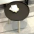 Import Supplied Top Quality Black Plastic Countertop Plus Wooden Left Leg Mediterranean Style Office Coffee Tables from China