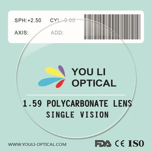 Supplier Prescription Polycarbonate Lenses