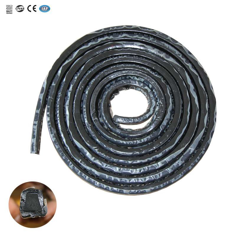 swelling rubber waterstop strip is used for concrete joint rubber Bentonite water swelling tape/strip
