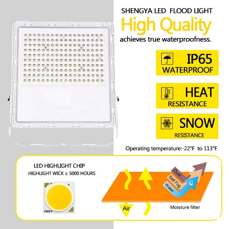 SYA-1210-200w Factory Direct Sale SMD3030 Chip Waterproof IP65 Outdoor Lighting for Landscape Lamp