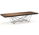 table and chairs for dining room MDF table Italian modern style hotel