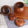 Tea box wooden home tea pot retro storage box portable sealed wooden crafts factory wholesale
