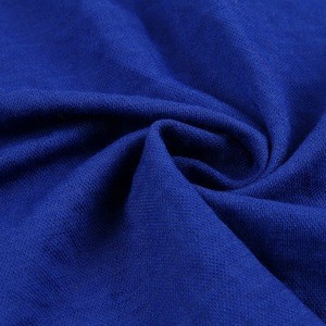 Textile linen knitted fabric single jersey for pressure garment high density fabric