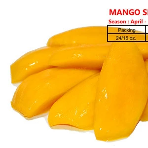 Thailand Top Quality Fresh Natural Fruit Sliced Canned Mango