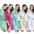 Import The Best Selling Bridal Bridesmaid Silky Satin Kimono Bath Robe for Women Ladies and Girls from China