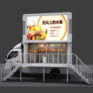 The newest outdoor led display mobile stage truck  trailer