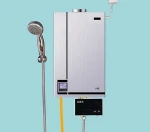 Thermostatic gas heater water temperature controller