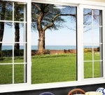 TOMA aluminium double glass windows casement louvered windows